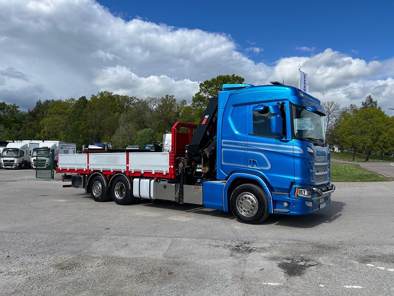 Scania R410 6x2*4 Kranbil, Hiab 377 Kran, Euro 6 2017 - Kran