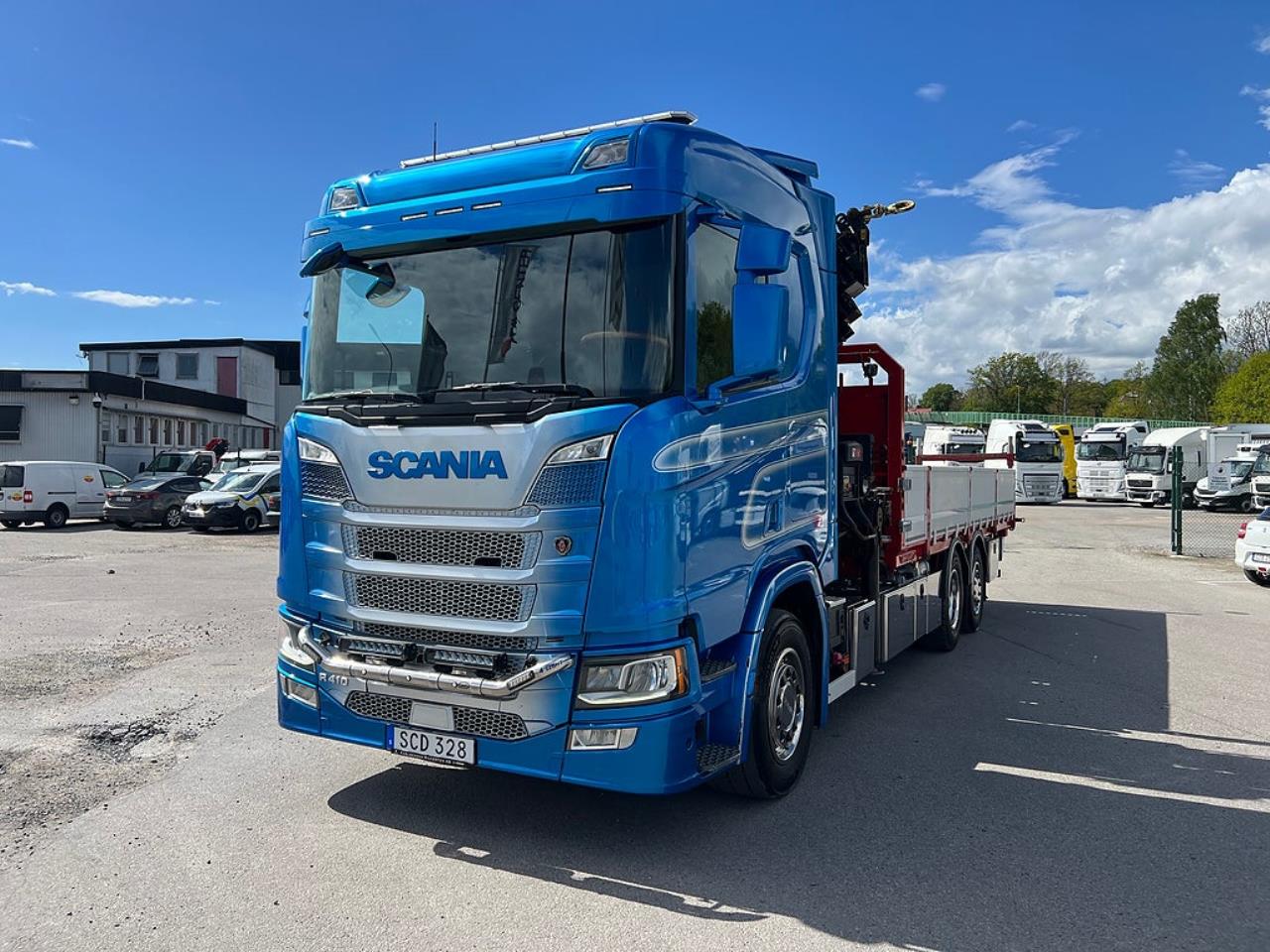 Scania R410 6x2*4 Kranbil, Hiab 377 Kran, Euro 6 2017 - Kran