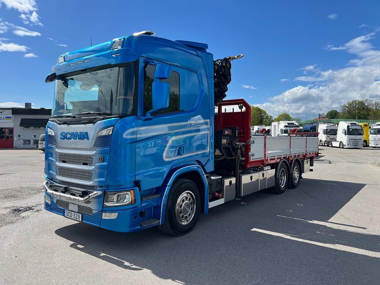 Scania R410 6x2*4 Kranbil, Hiab 377 Kran, Euro 6 2017 - Kran