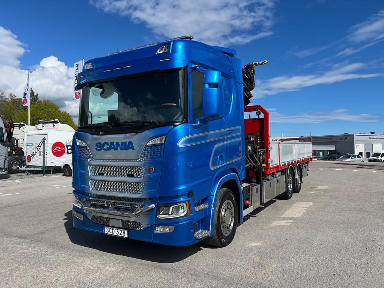 Scania R410 6x2*4 Kranbil, Hiab 377 Kran, Euro 6 2017 - Kran