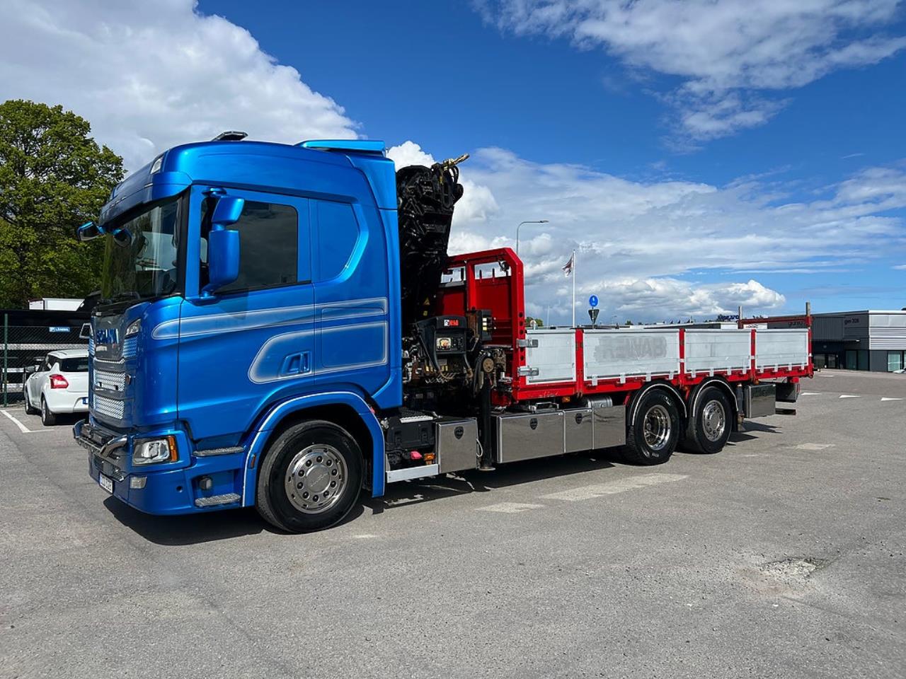 Scania R410 6x2*4 Kranbil, Hiab 377 Kran, Euro 6 2017 - Kran