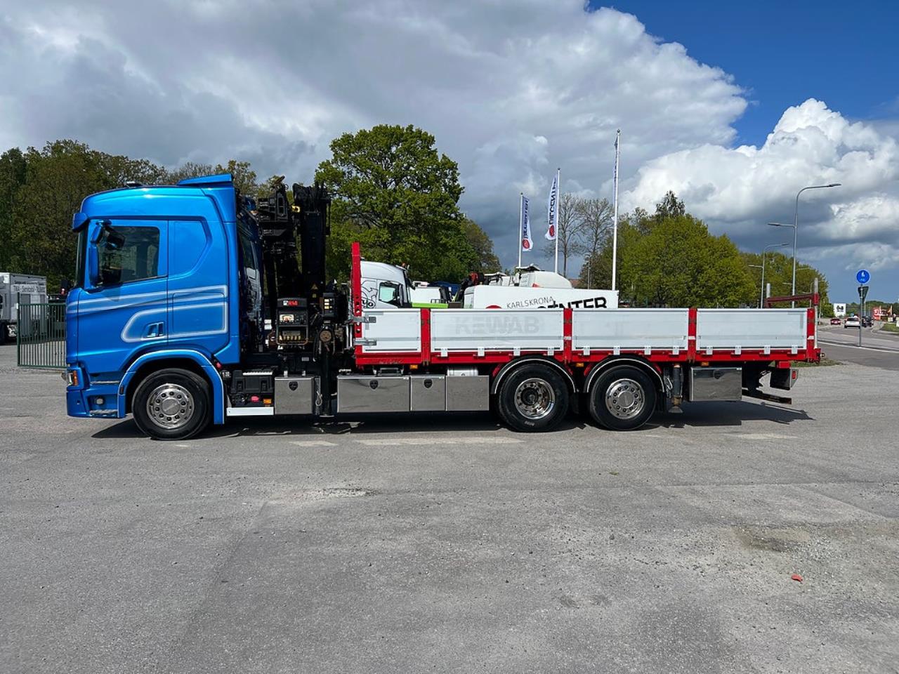 Scania R410 6x2*4 Kranbil, Hiab 377 Kran, Euro 6 2017 - Kran