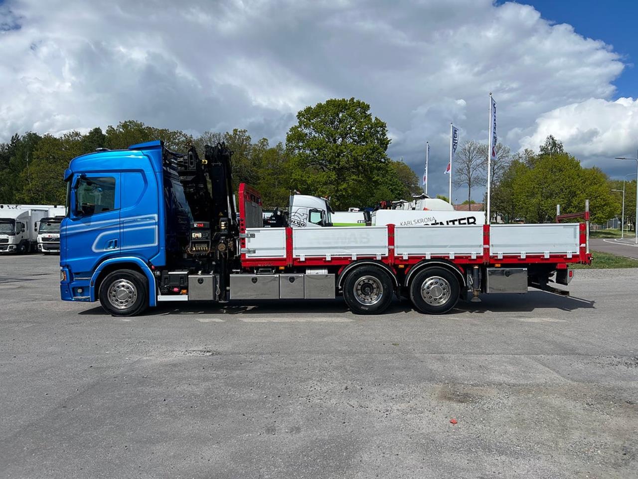 Scania R410 6x2*4 Kranbil, Hiab 377 Kran, Euro 6 2017 - Kran