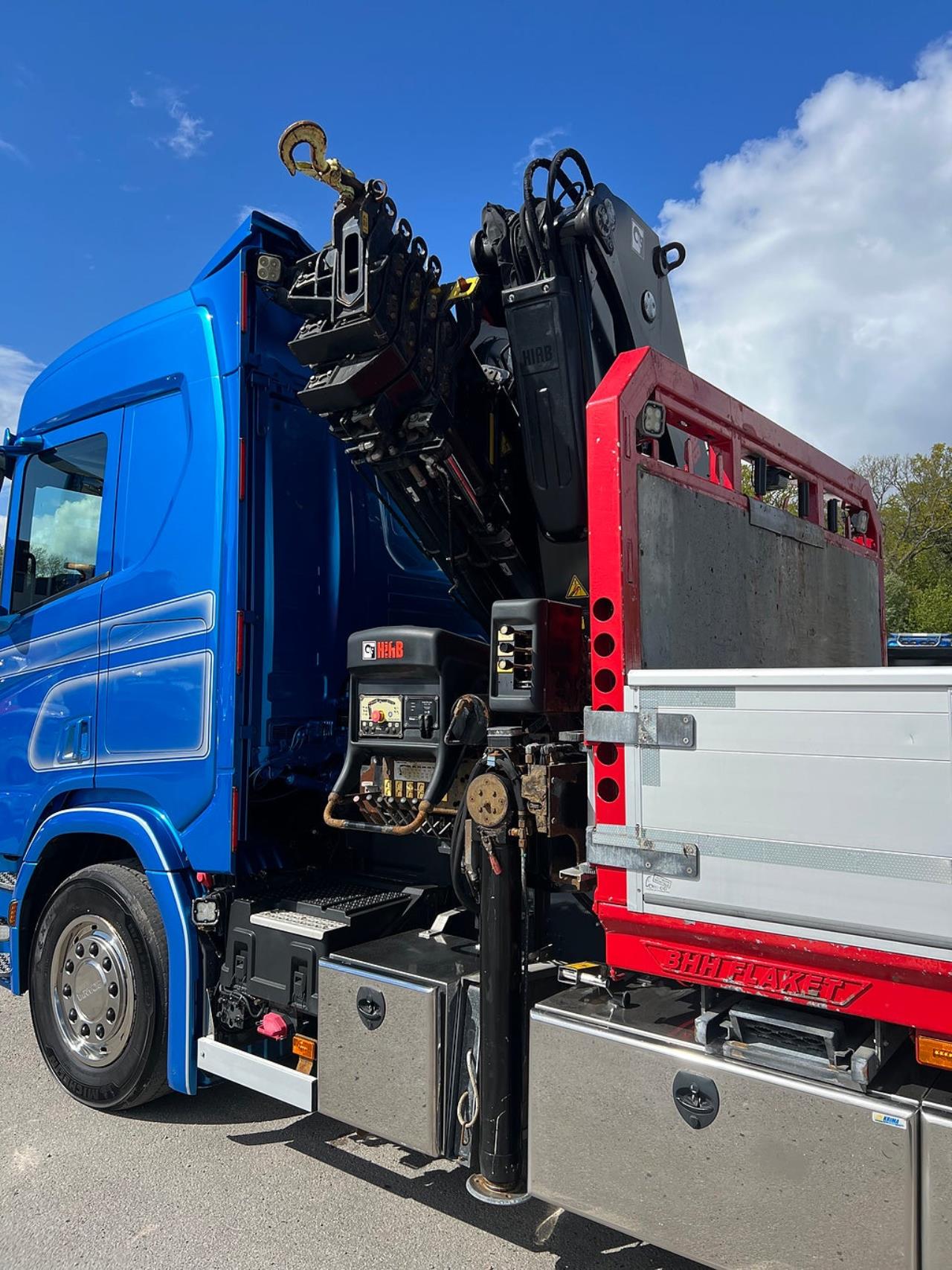 Scania R410 6x2*4 Kranbil, Hiab 377 Kran, Euro 6 2017 - Kran