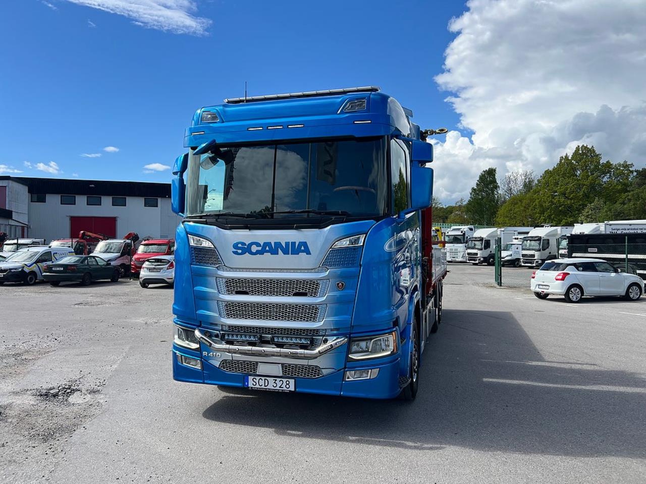 Scania R410 6x2*4 Kranbil, Hiab 377 Kran, Euro 6 2017 - Kran