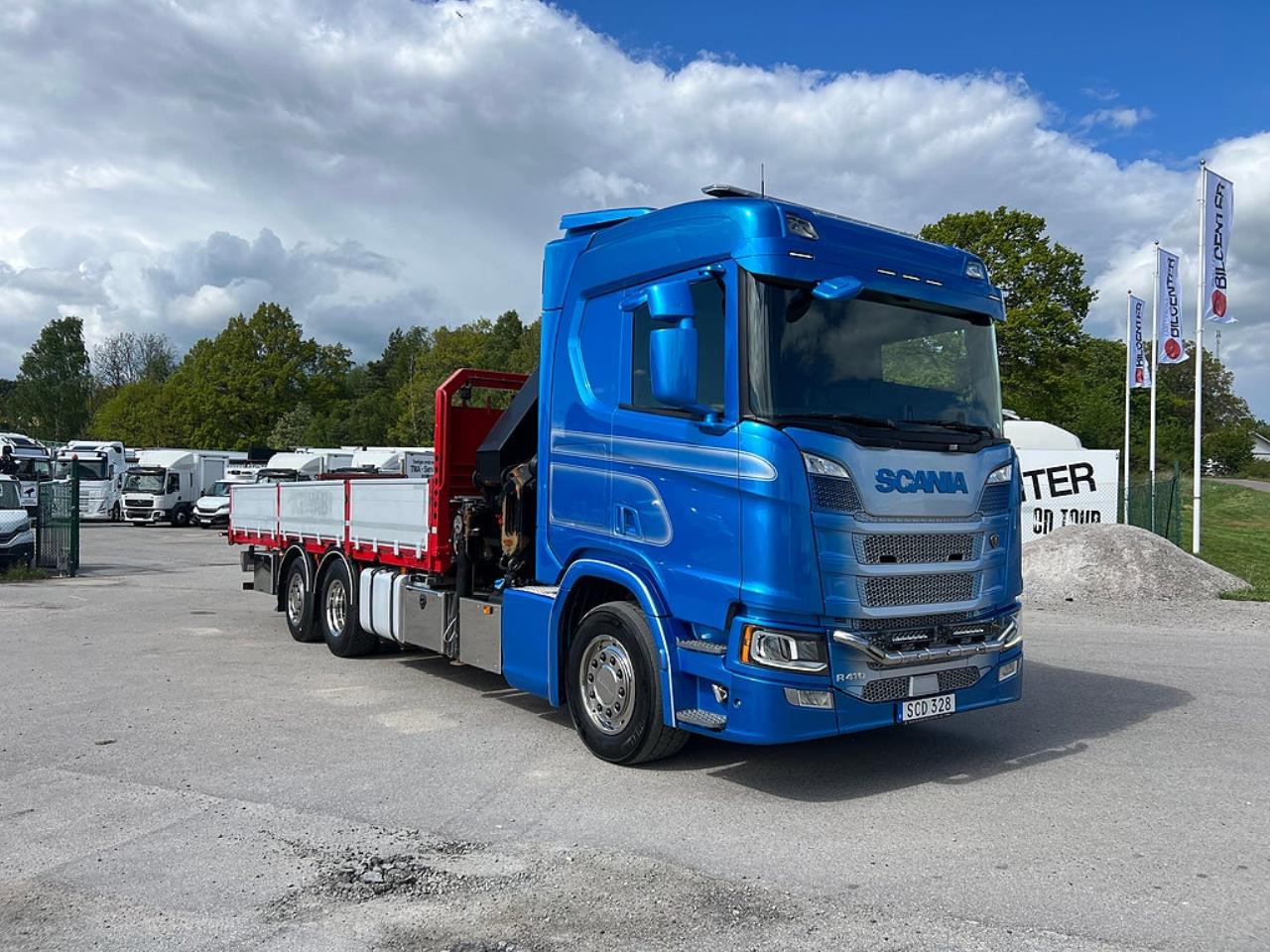 Scania R410 6x2*4 Kranbil, Hiab 377 Kran, Euro 6 2017 - Kran