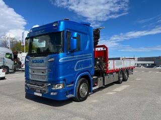 Scania R410 6x2*4 Kranbil, Hiab 377 Kran, Euro 6