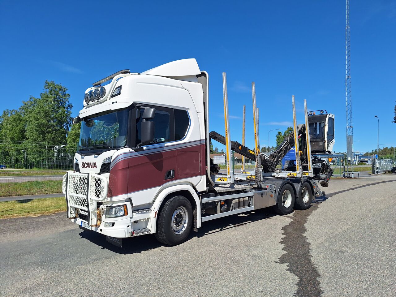 Scania R650 Timmerbil med Kran 2021 - Timmer