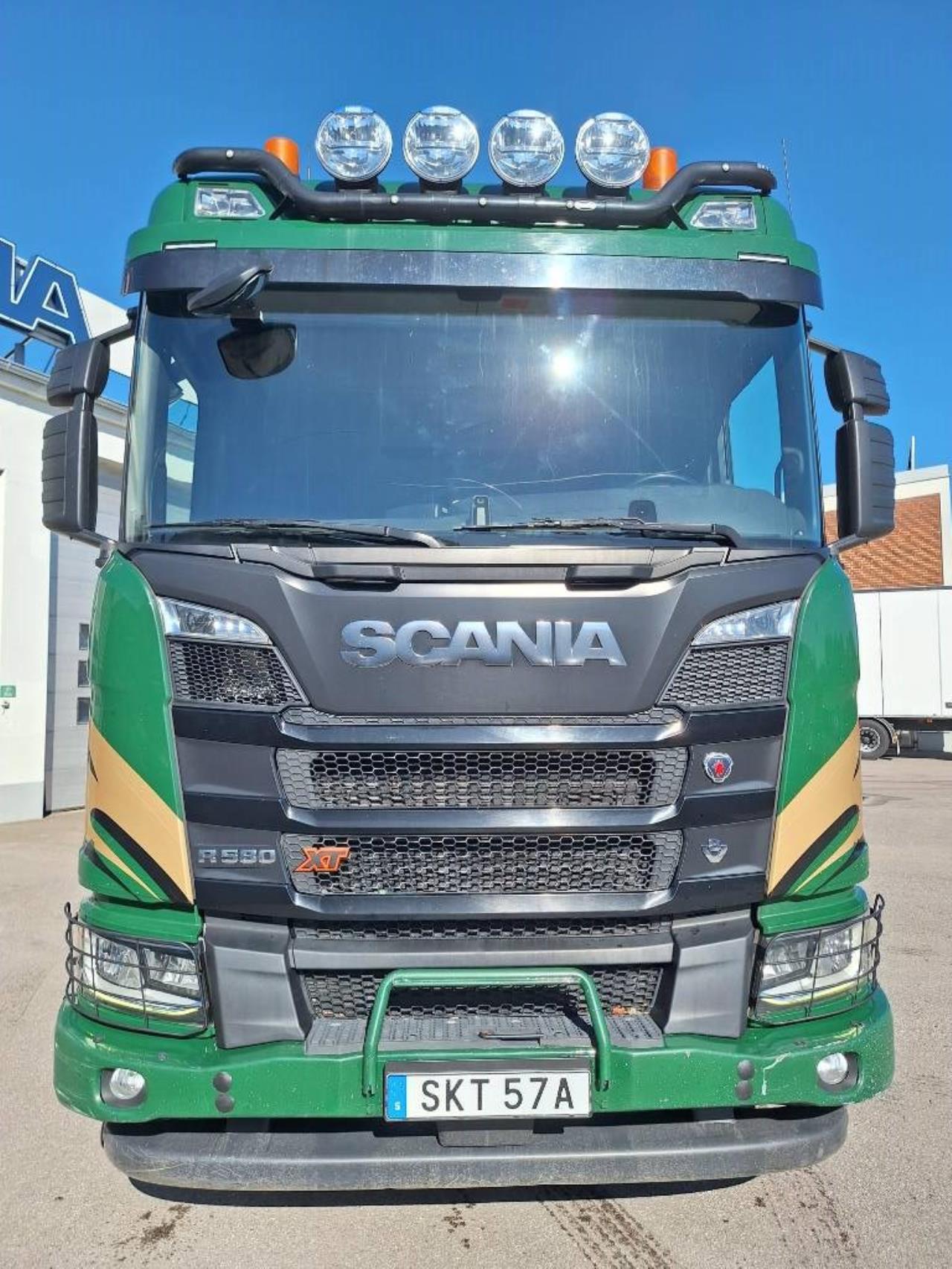 Scania R580 LB6x4 Timmerbil med kran Skogsbil 2020 - Timmer