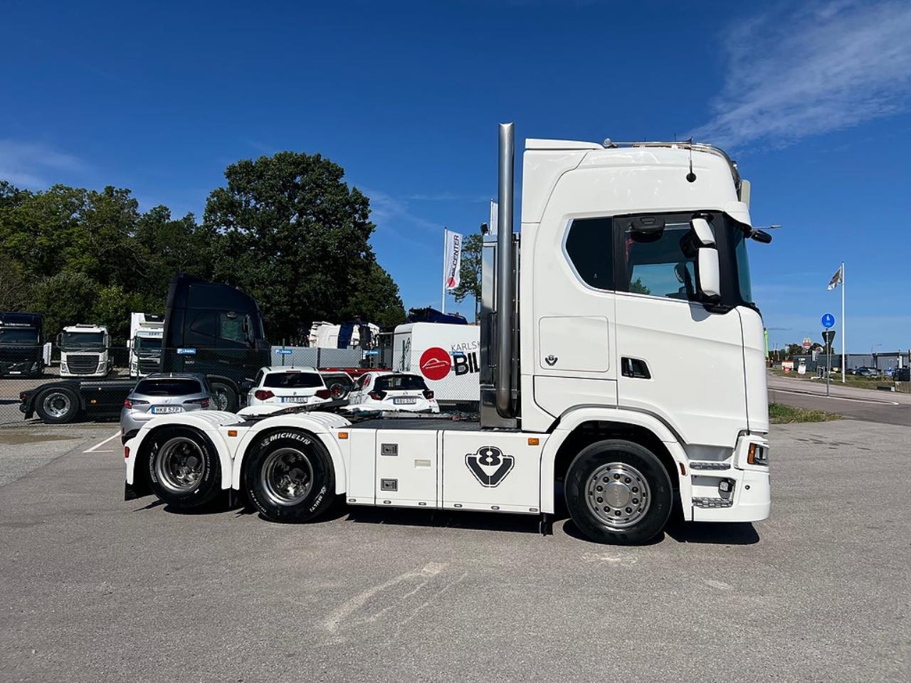 Scania S730 V8 6x2 Dragbil, Hydraulik, Kl&auml;dd inredning 2018 - Dragbil