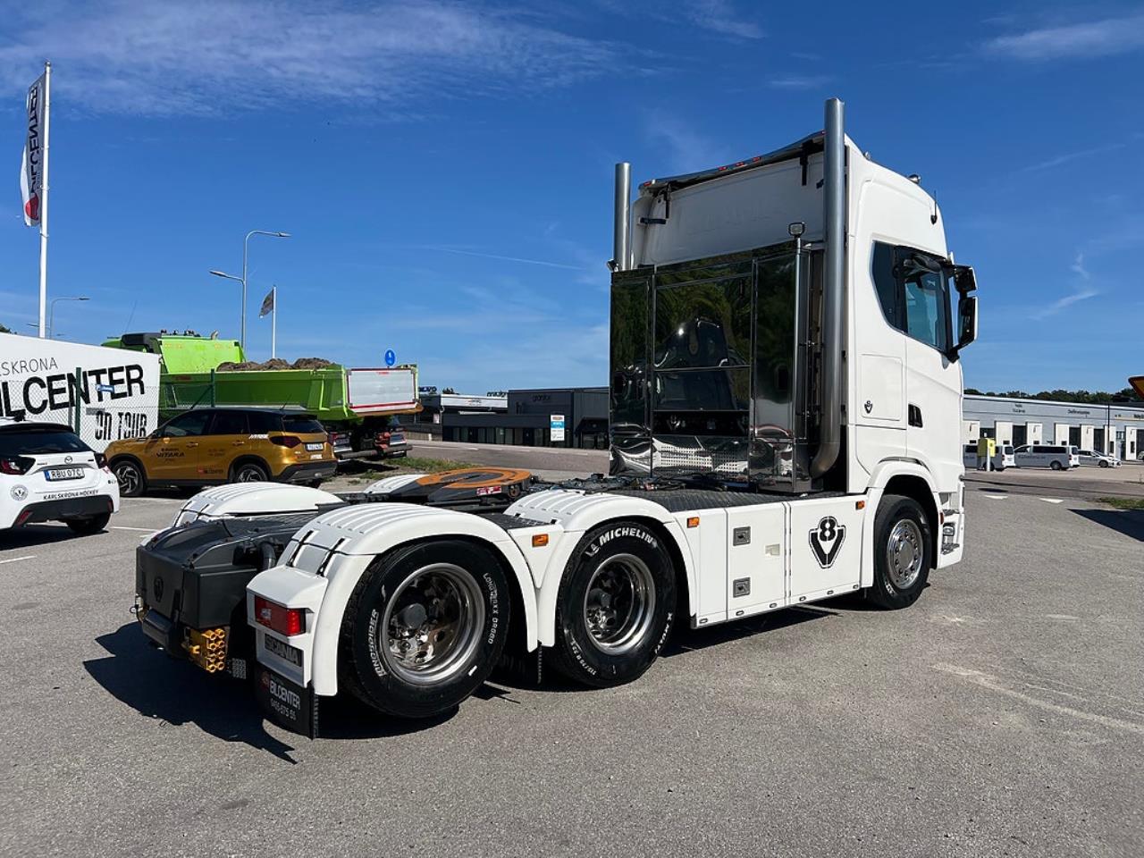 Scania S730 V8 6x2 Dragbil, Hydraulik, Kl&auml;dd inredning 2018 - Dragbil