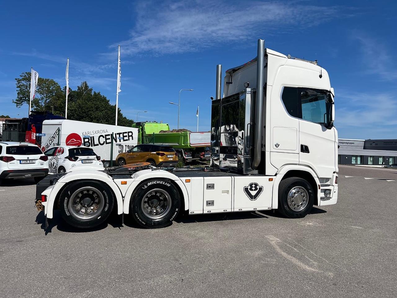 Scania S730 V8 6x2 Dragbil, Hydraulik, Kl&auml;dd inredning 2018 - Dragbil