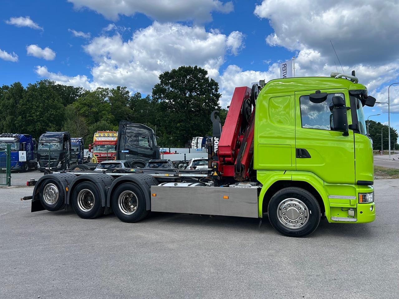 Scania G450 8x4*4 Tridem Kranv&auml;xlare 2017 - Kran