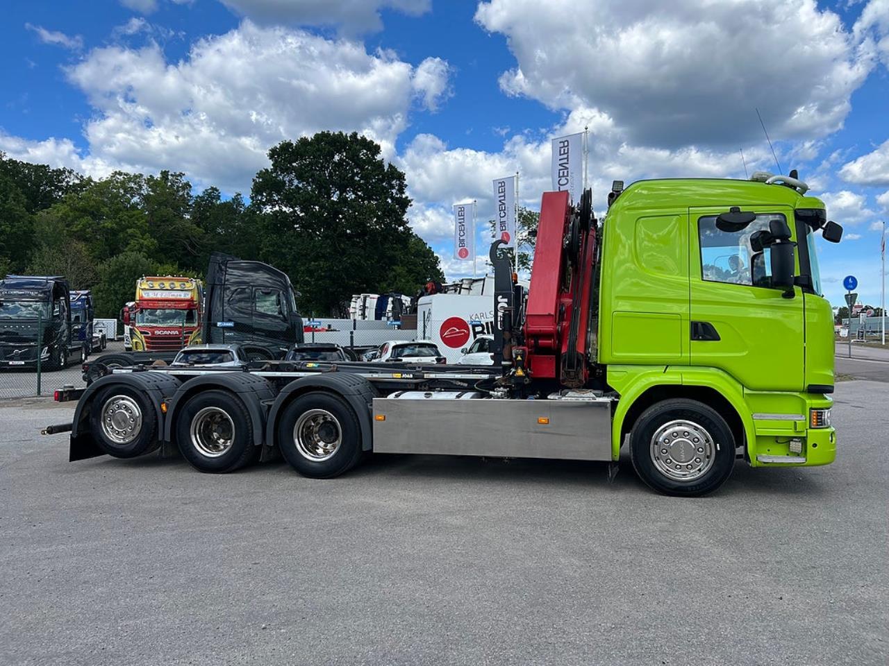 Scania G450 8x4*4 Tridem Kranv&auml;xlare 2017 - Kran