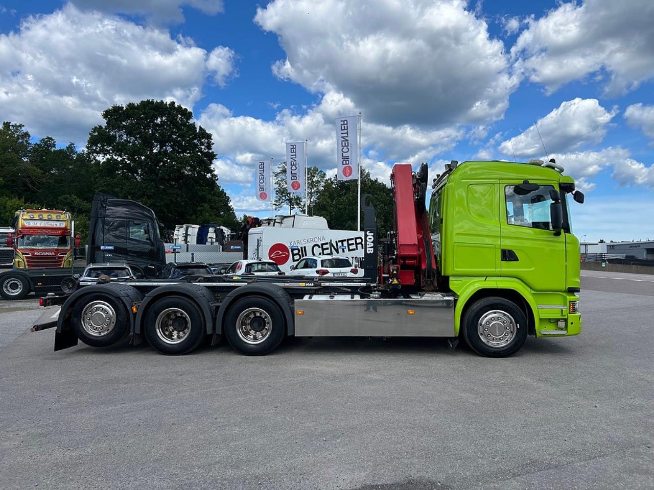 Scania G450 8x4*4 Tridem Kranv&auml;xlare 2017 - Kran
