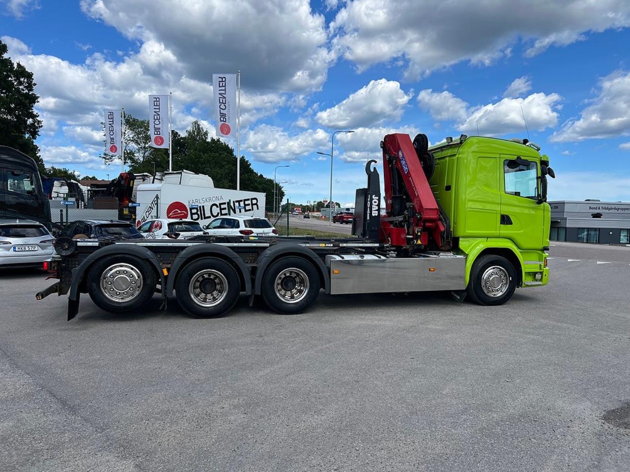 Scania G450 8x4*4 Tridem Kranv&auml;xlare 2017 - Kran