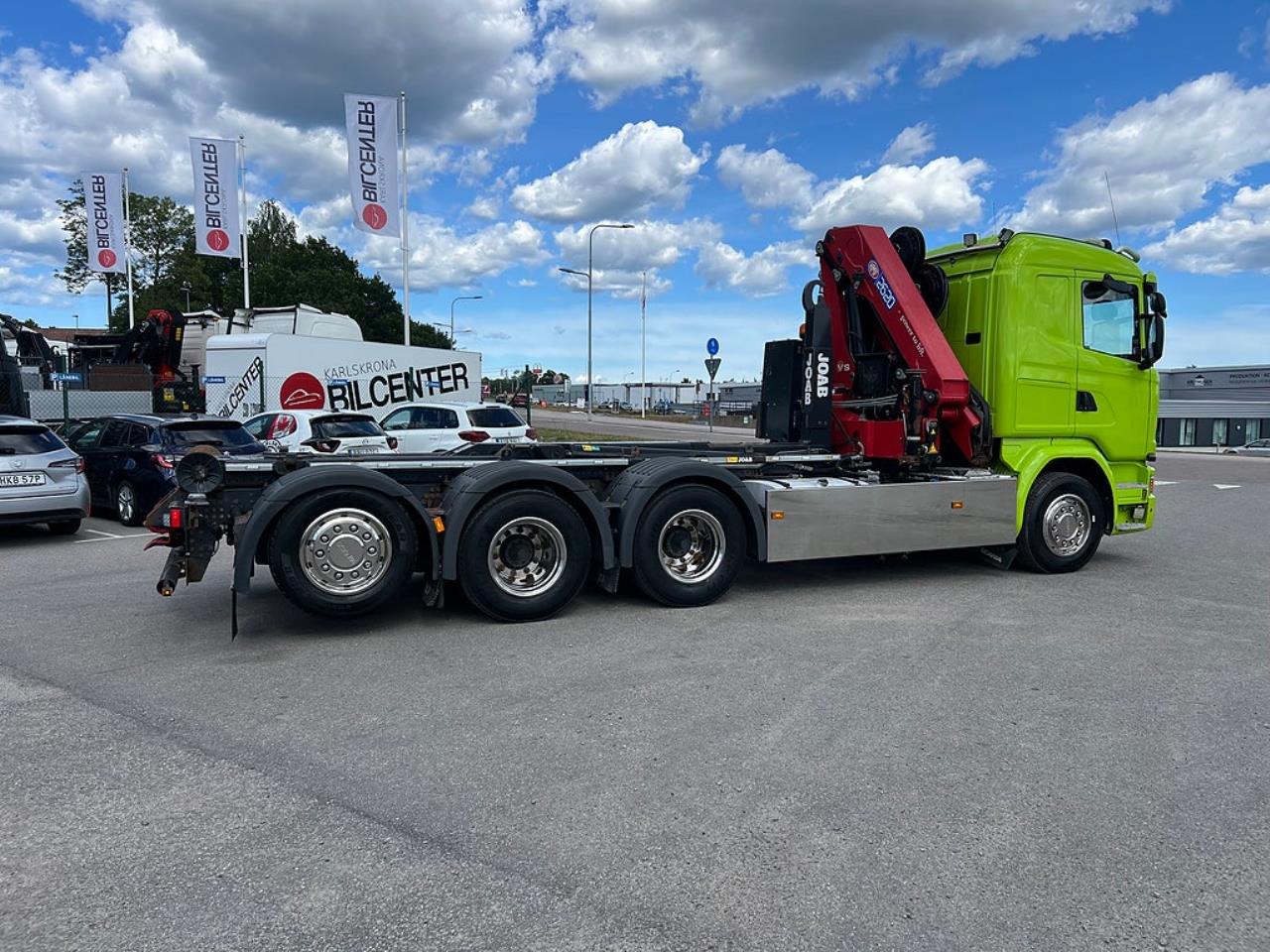 Scania G450 8x4*4 Tridem Kranv&auml;xlare 2017 - Kran