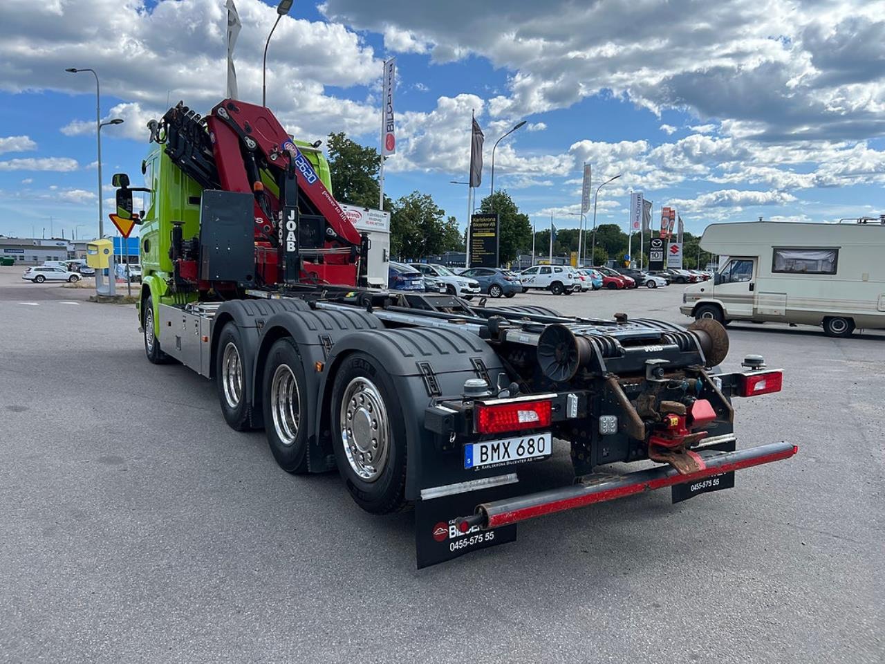 Scania G450 8x4*4 Tridem Kranv&auml;xlare 2017 - Kran