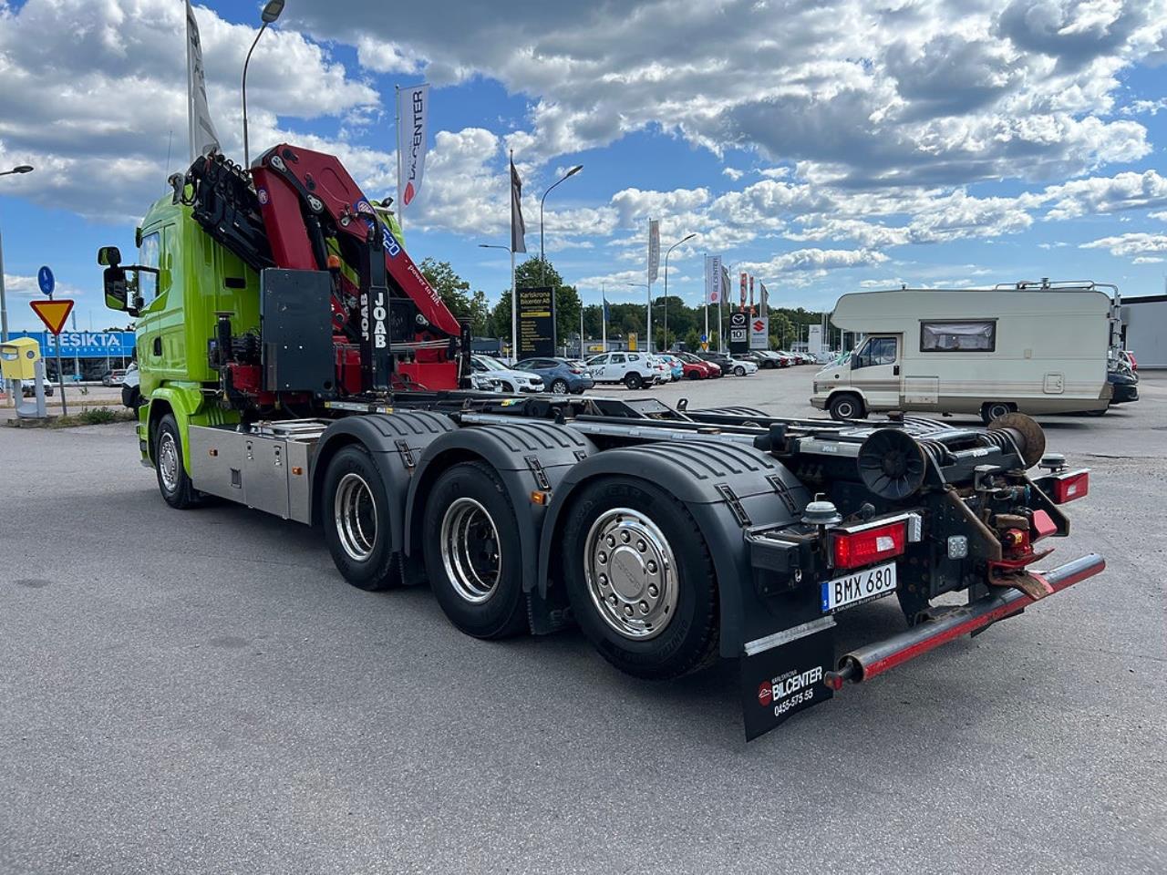 Scania G450 8x4*4 Tridem Kranv&auml;xlare 2017 - Kran