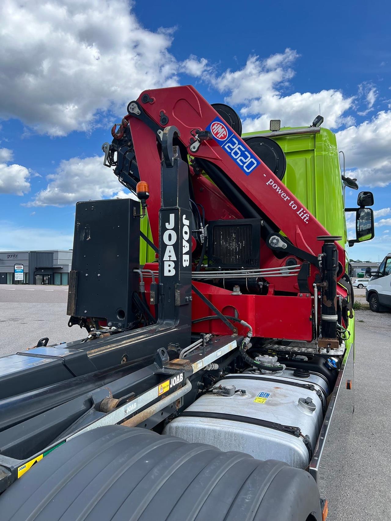 Scania G450 8x4*4 Tridem Kranv&auml;xlare 2017 - Kran