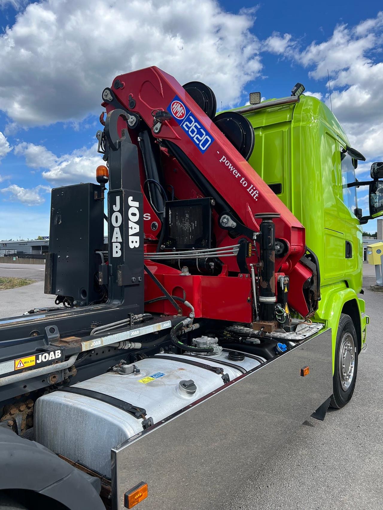 Scania G450 8x4*4 Tridem Kranv&auml;xlare 2017 - Kran