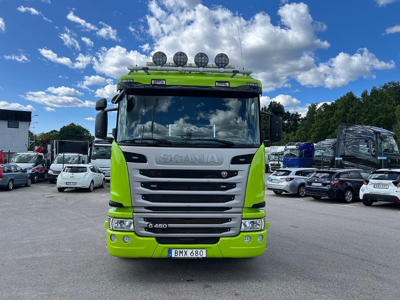 Scania G450 8x4*4 Tridem Kranv&auml;xlare 2017 - Kran