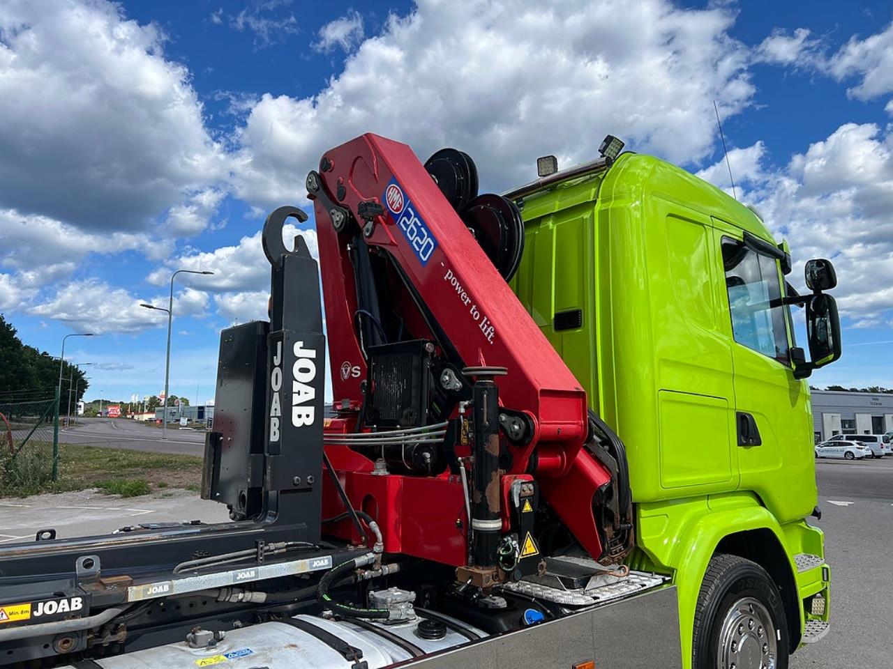 Scania G450 8x4*4 Tridem Kranv&auml;xlare 2017 - Kran