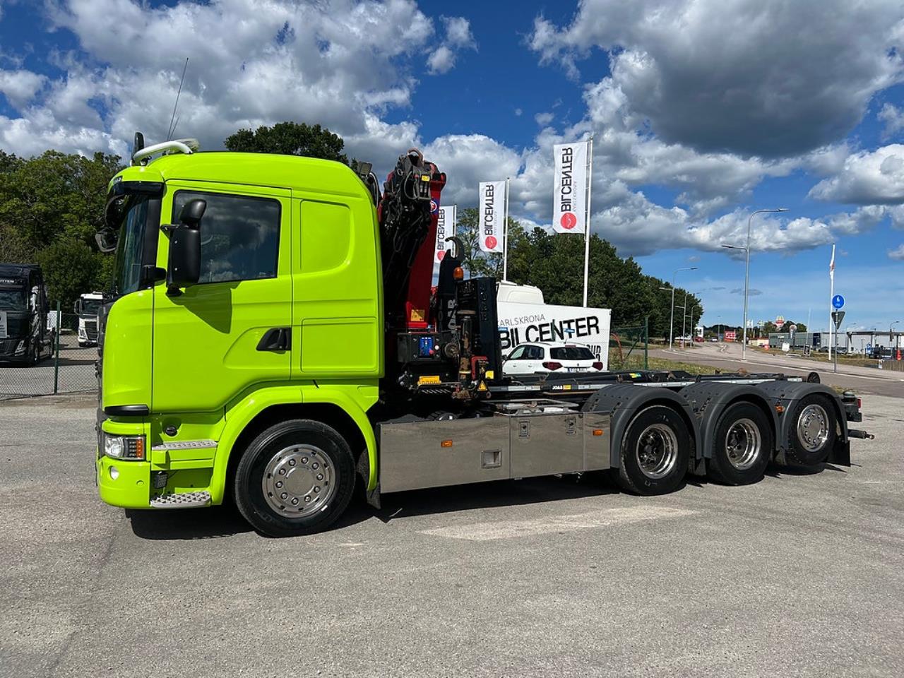 Scania G450 8x4*4 Tridem Kranv&auml;xlare 2017 - Kran