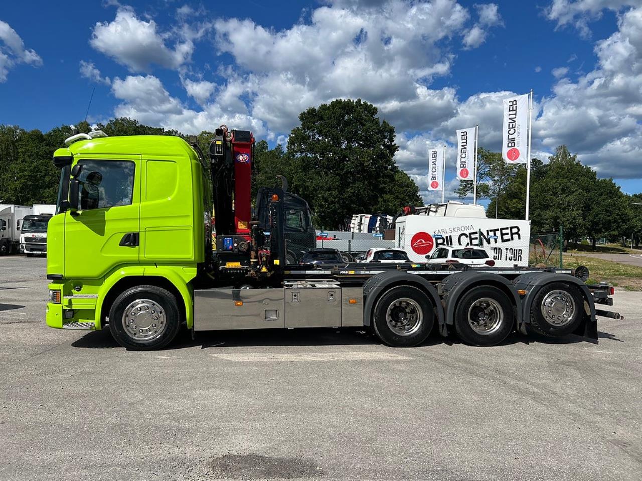 Scania G450 8x4*4 Tridem Kranv&auml;xlare 2017 - Kran