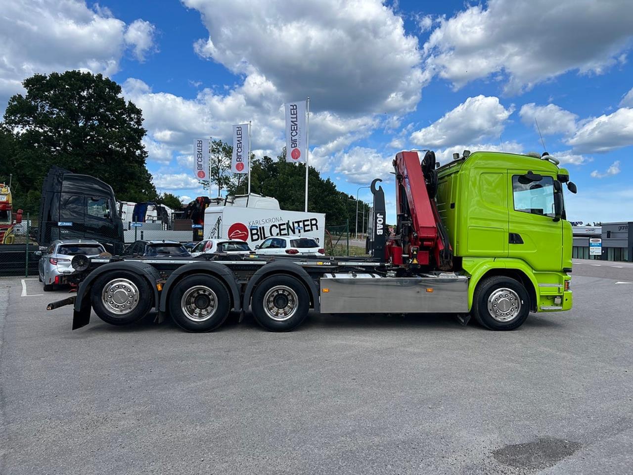 Scania G450 8x4*4 Tridem Kranv&auml;xlare 2017 - Kran