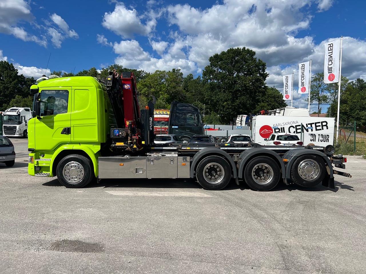 Scania G450 8x4*4 Tridem Kranv&auml;xlare 2017 - Kran