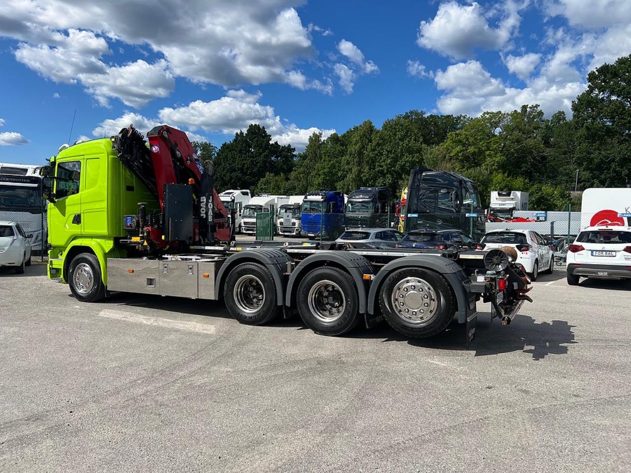 Scania G450 8x4*4 Tridem Kranv&auml;xlare 2017 - Kran