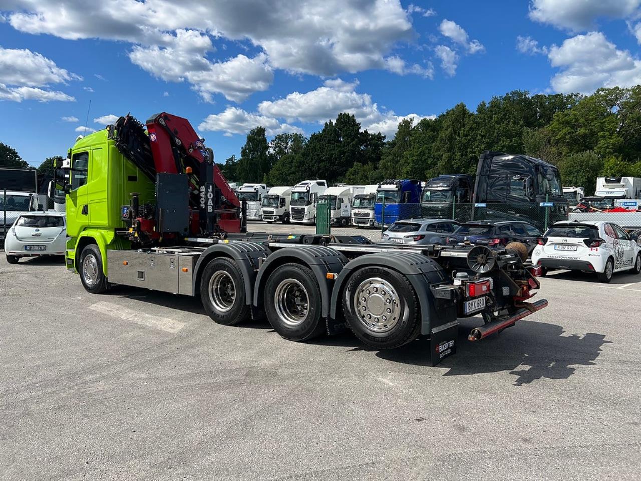 Scania G450 8x4*4 Tridem Kranv&auml;xlare 2017 - Kran