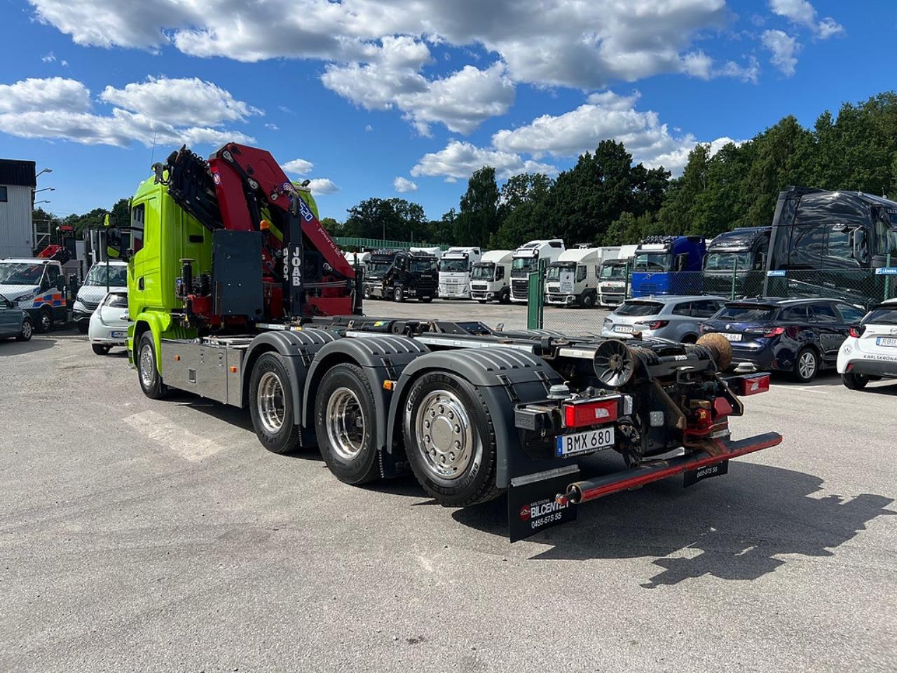Scania G450 8x4*4 Tridem Kranv&auml;xlare 2017 - Kran