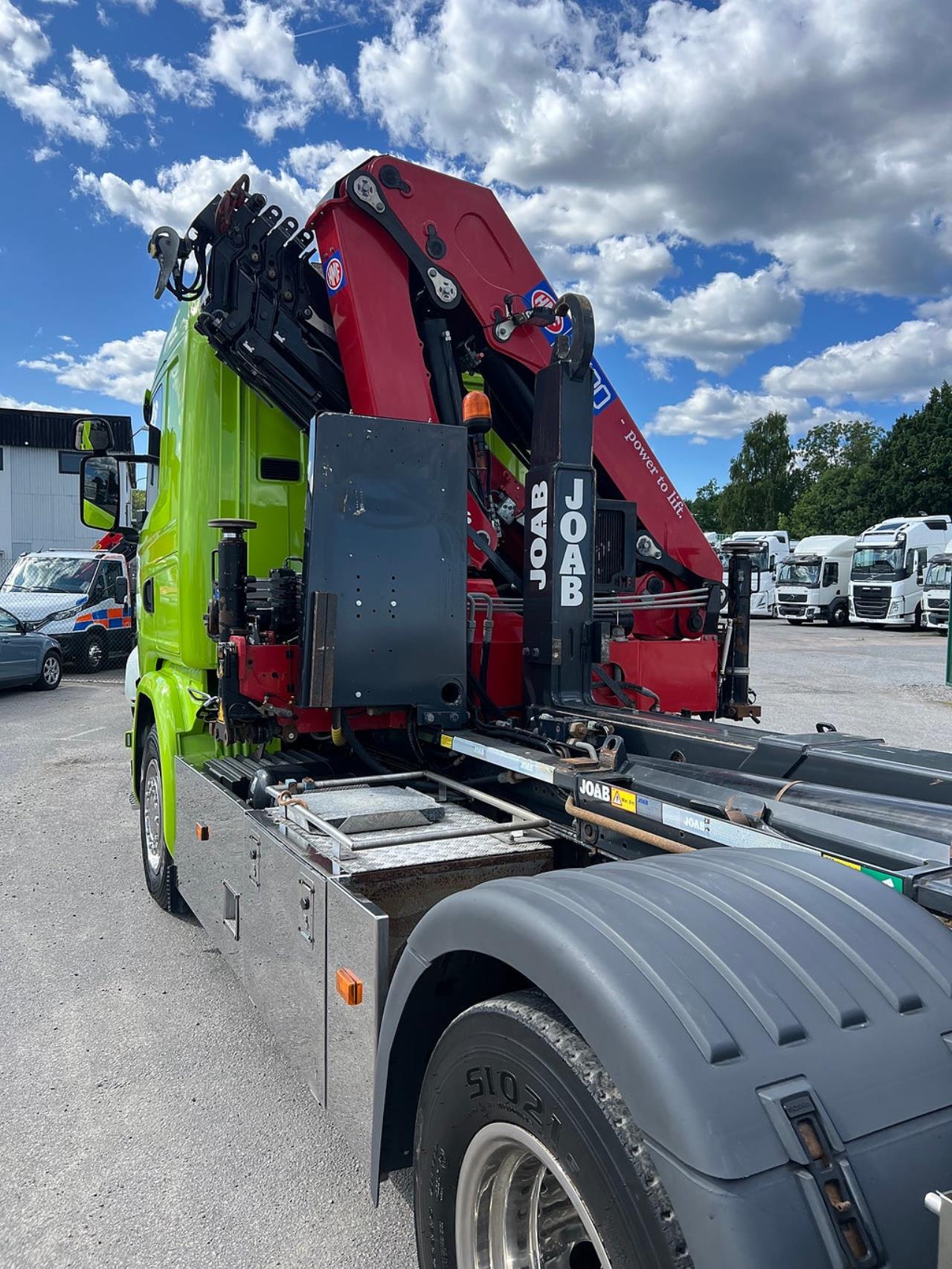 Scania G450 8x4*4 Tridem Kranv&auml;xlare 2017 - Kran