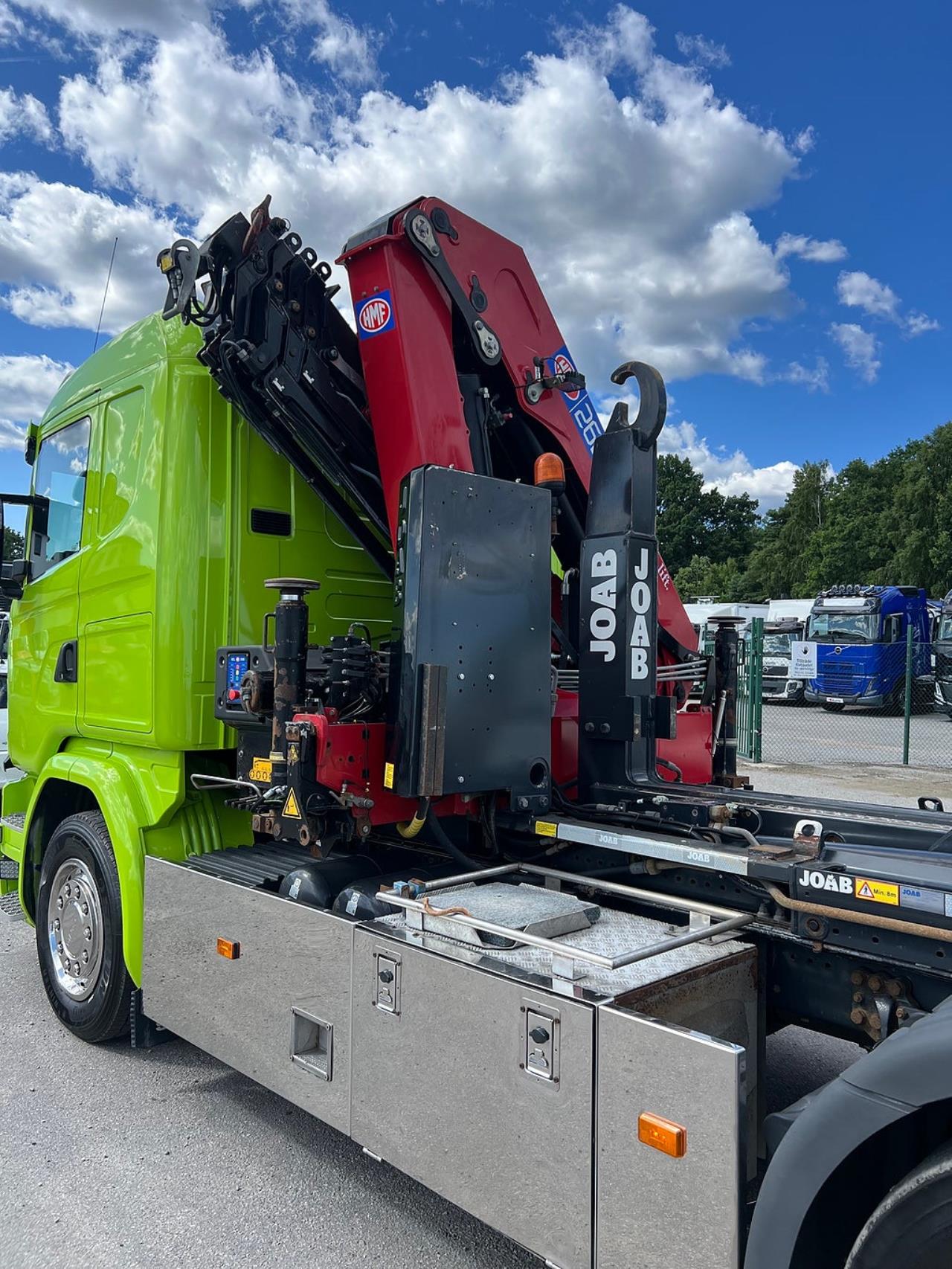 Scania G450 8x4*4 Tridem Kranv&auml;xlare 2017 - Kran
