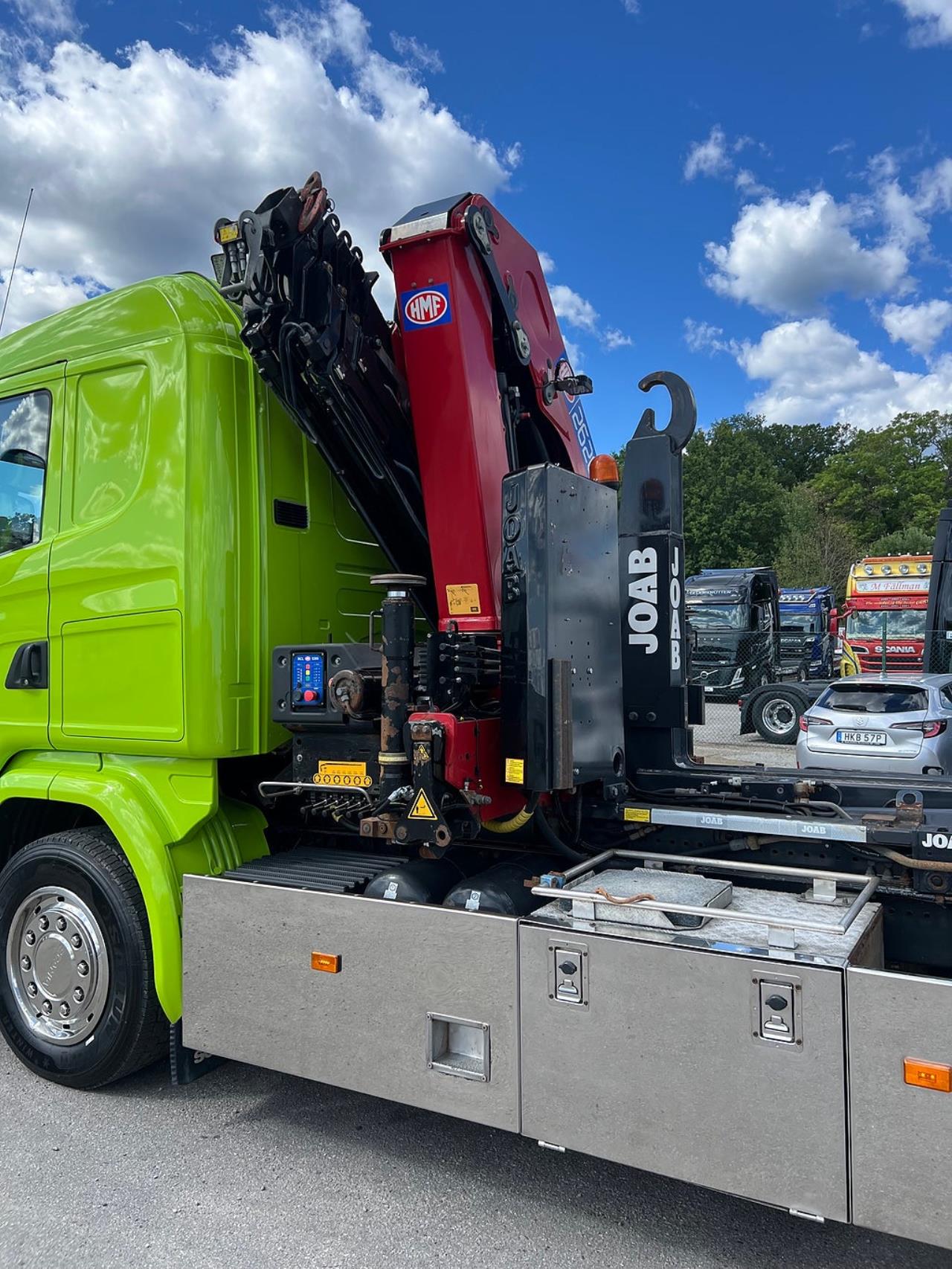 Scania G450 8x4*4 Tridem Kranv&auml;xlare 2017 - Kran