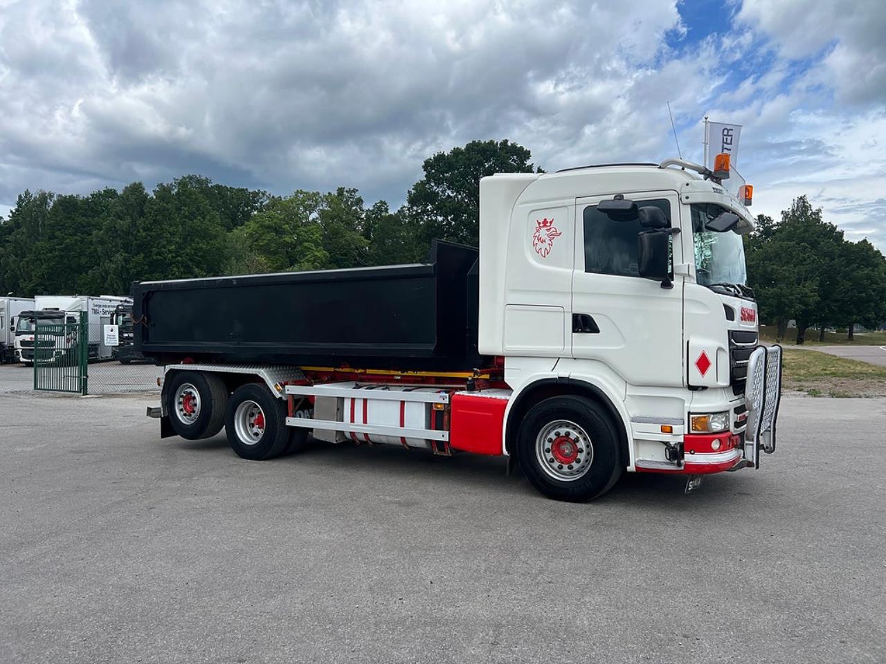 Scania R500 V8 6x2*4 Manuell V&auml;xell&aring;da, Lastv&auml;xlare inkl flak 2010 - Krok/Lastv&auml;xlare