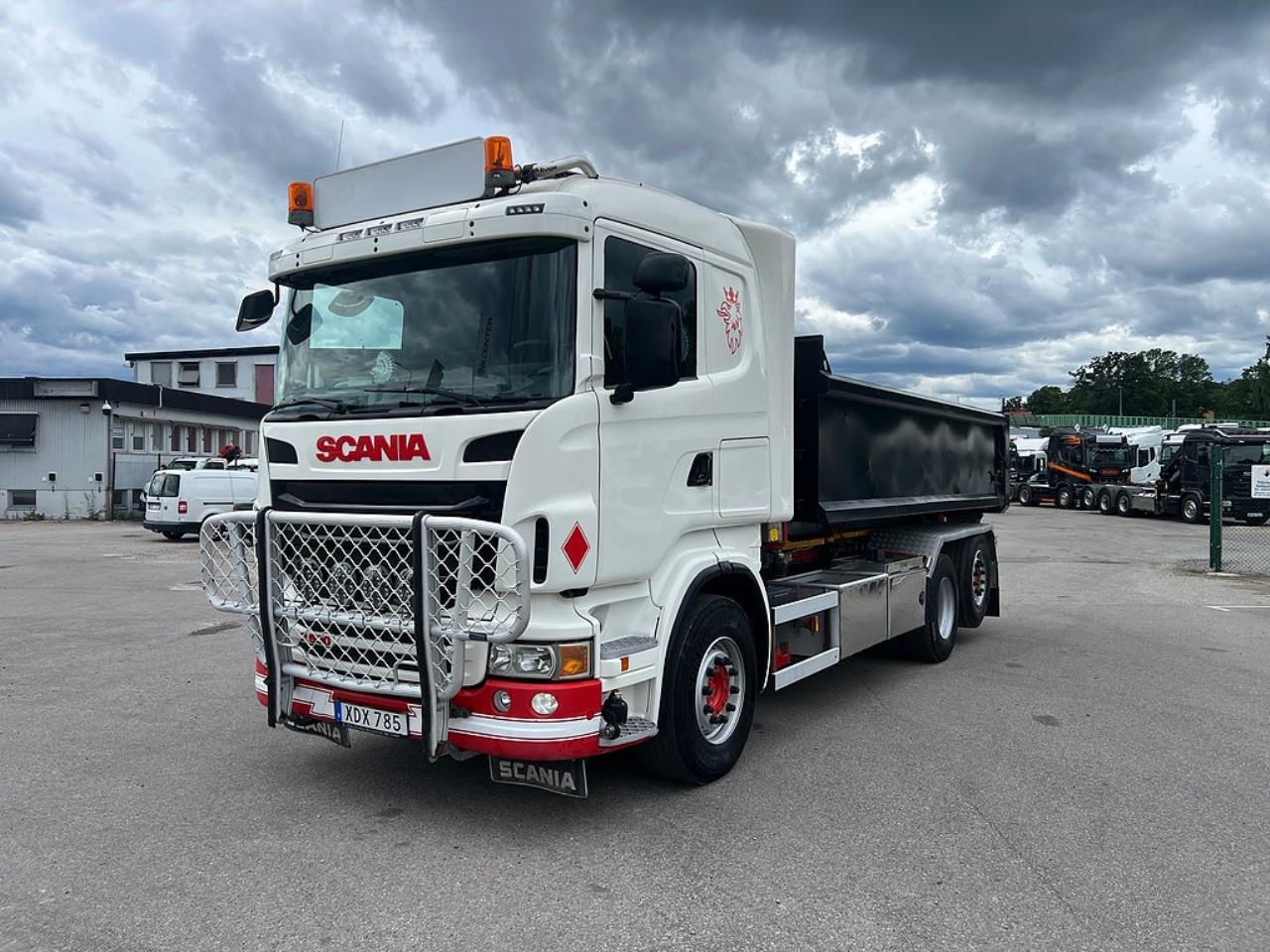 Scania R500 V8 6x2*4 Manuell V&auml;xell&aring;da, Lastv&auml;xlare inkl flak 2010 - Krok/Lastv&auml;xlare