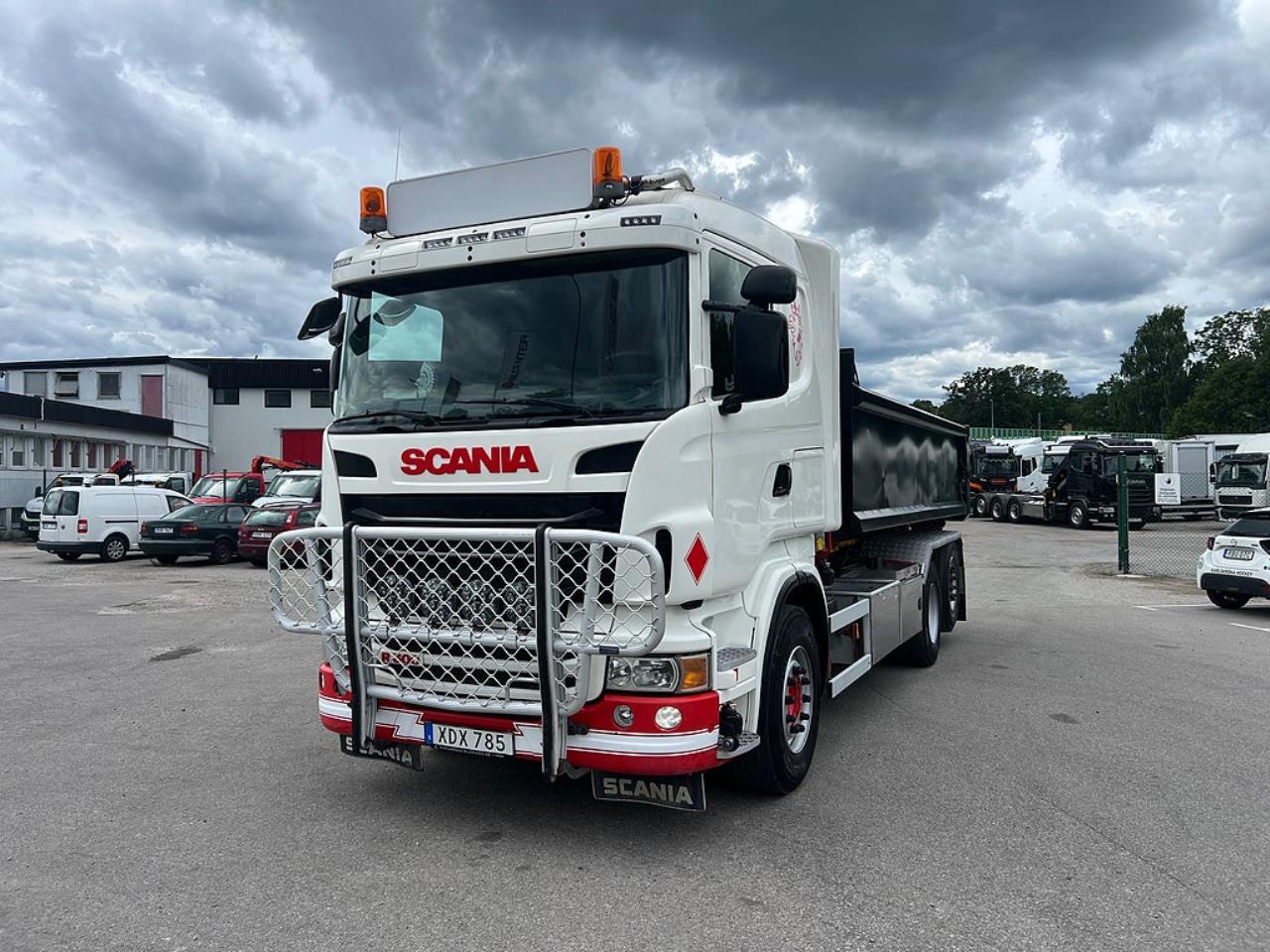 Scania R500 V8 6x2*4 Manuell V&auml;xell&aring;da, Lastv&auml;xlare inkl flak 2010 - Krok/Lastv&auml;xlare
