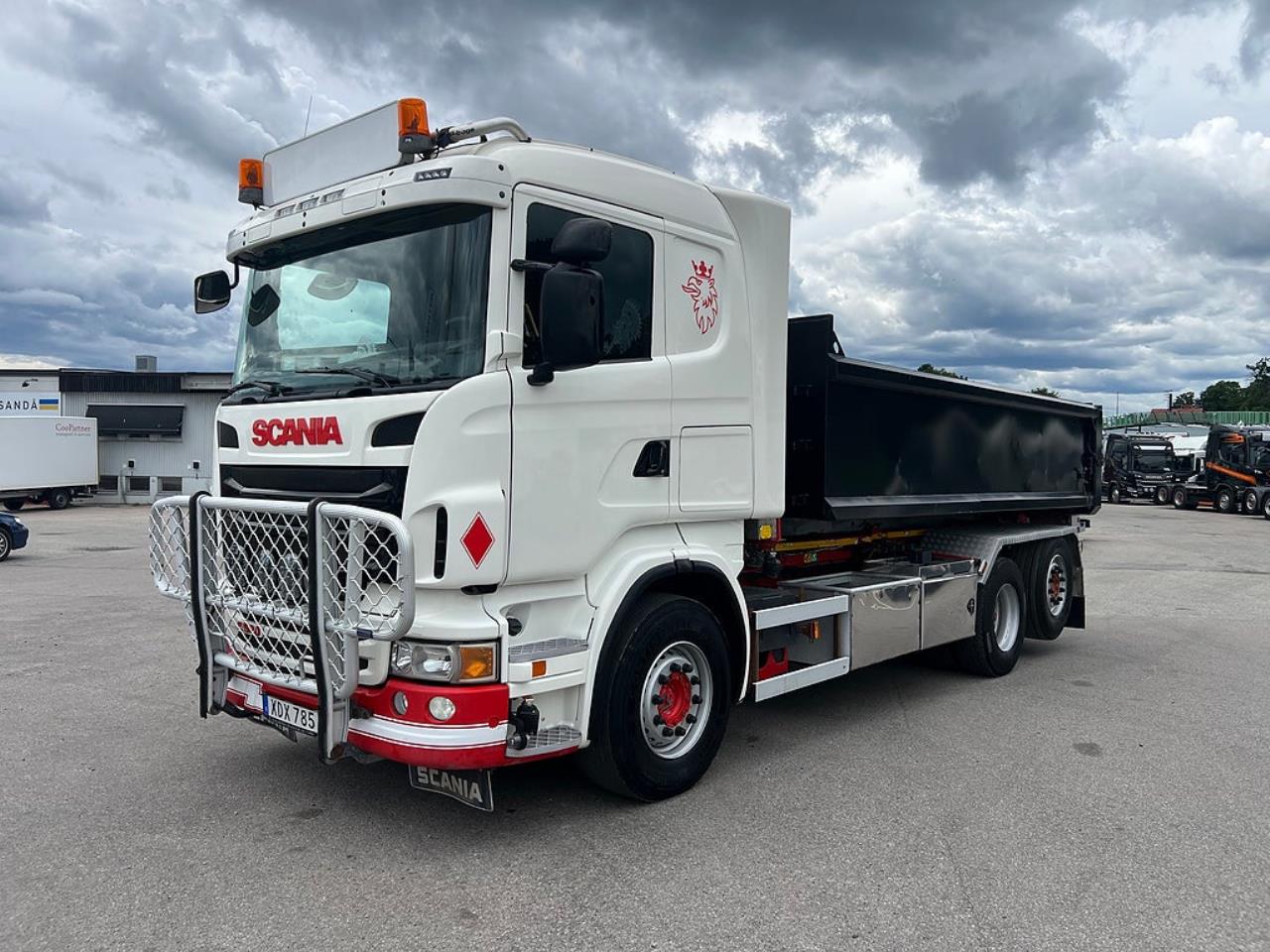 Scania R500 V8 6x2*4 Manuell V&auml;xell&aring;da, Lastv&auml;xlare inkl flak 2010 - Krok/Lastv&auml;xlare