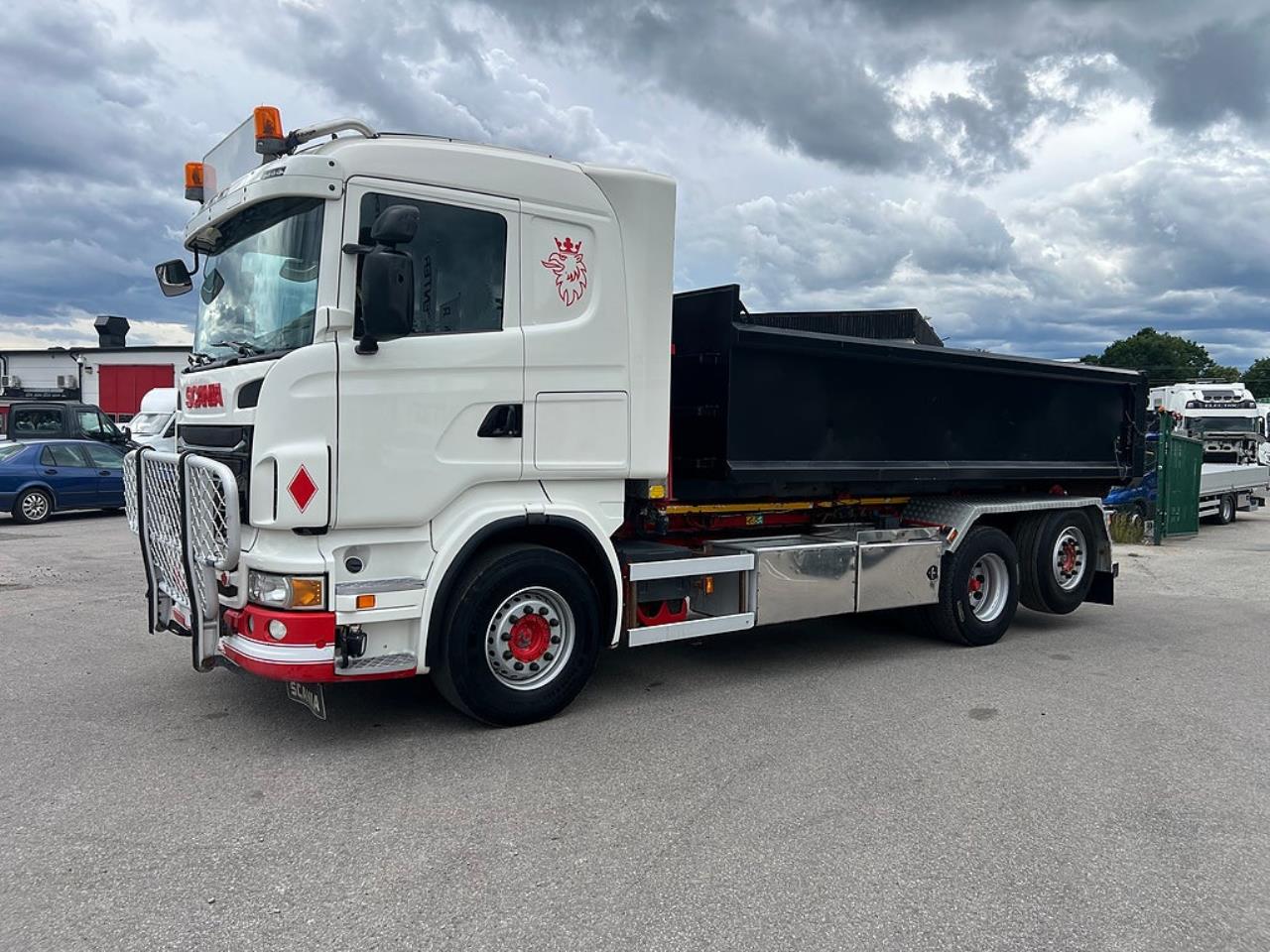 Scania R500 V8 6x2*4 Manuell V&auml;xell&aring;da, Lastv&auml;xlare inkl flak 2010 - Krok/Lastv&auml;xlare
