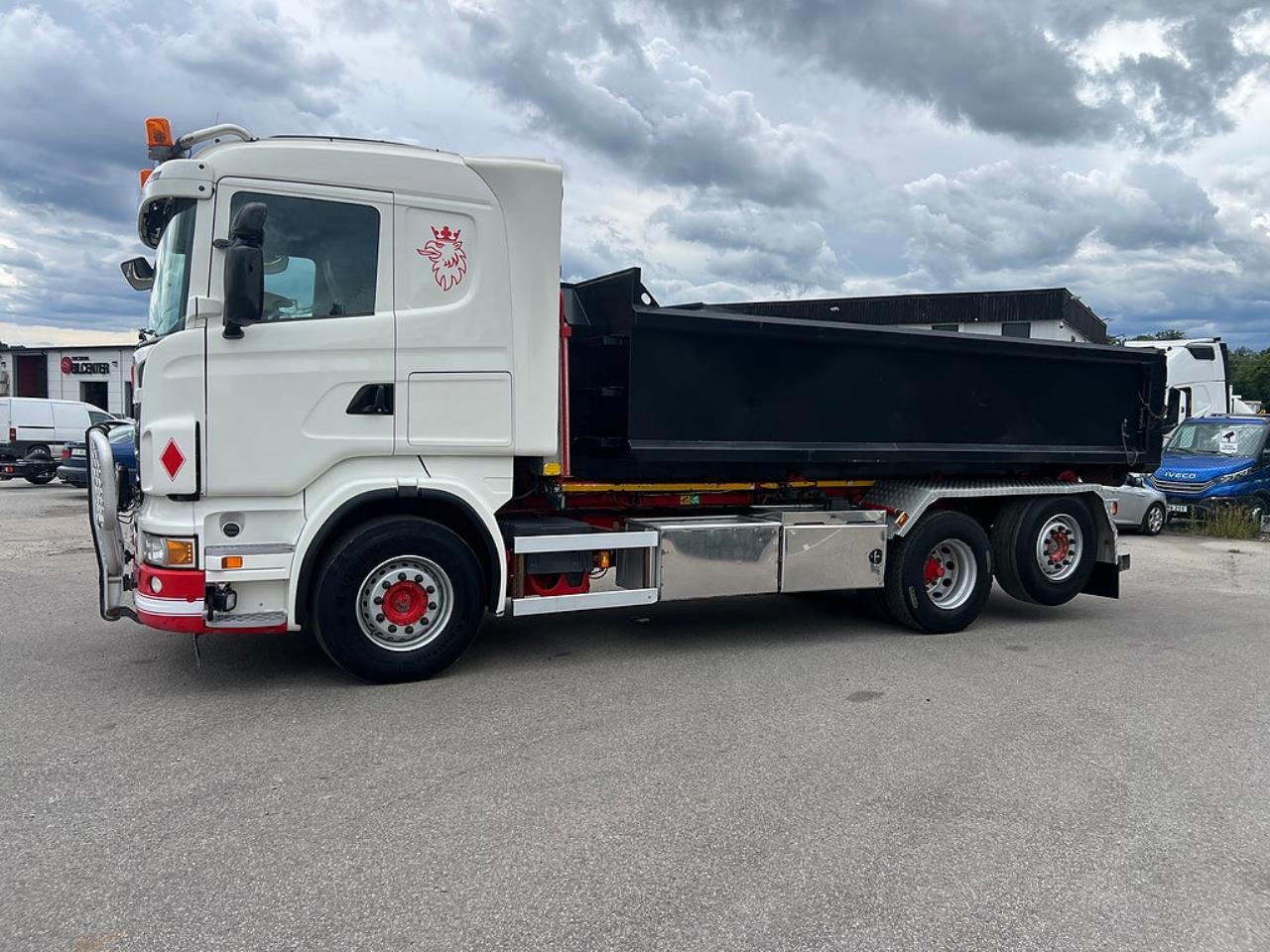 Scania R500 V8 6x2*4 Manuell V&auml;xell&aring;da, Lastv&auml;xlare inkl flak 2010 - Krok/Lastv&auml;xlare