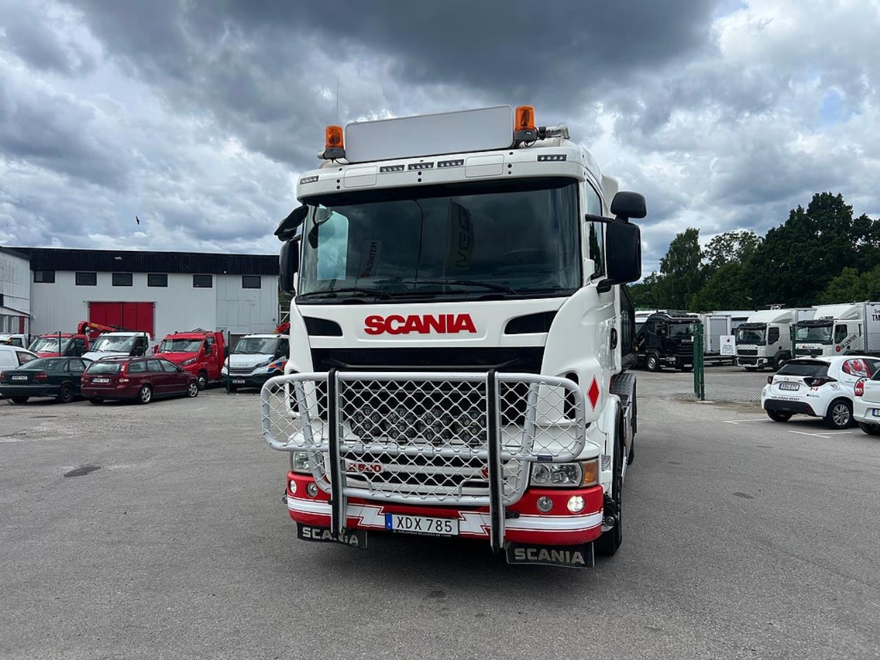 Scania R500 V8 6x2*4 Manuell V&auml;xell&aring;da, Lastv&auml;xlare inkl flak 2010 - Krok/Lastv&auml;xlare