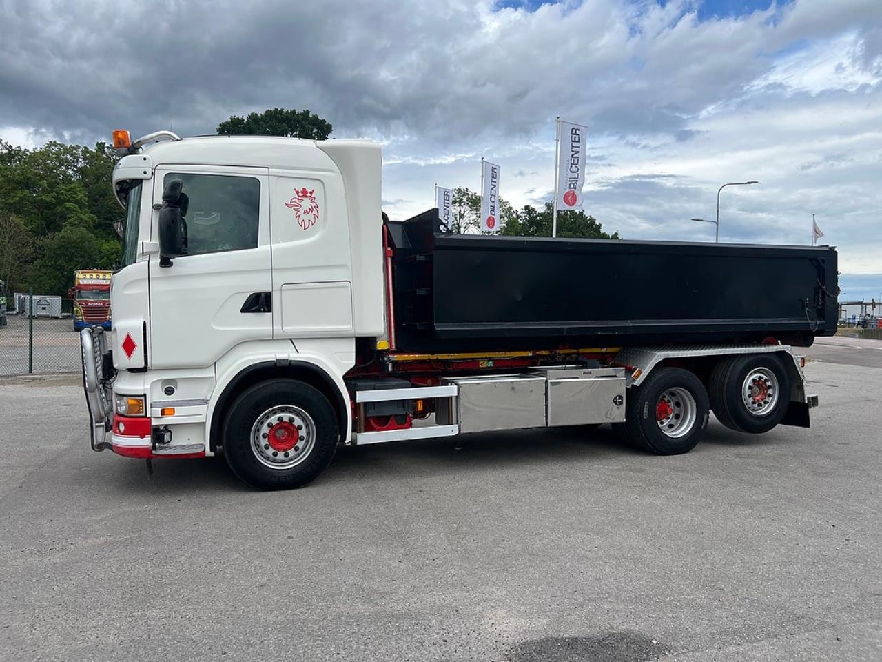Scania R500 V8 6x2*4 Manuell V&auml;xell&aring;da, Lastv&auml;xlare inkl flak 2010 - Krok/Lastv&auml;xlare