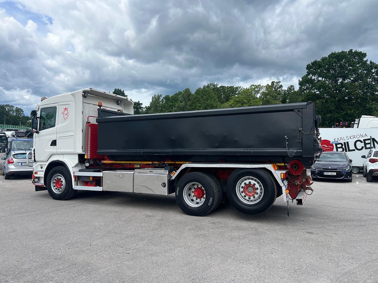 Scania R500 V8 6x2*4 Manuell V&auml;xell&aring;da, Lastv&auml;xlare inkl flak 2010 - Krok/Lastv&auml;xlare