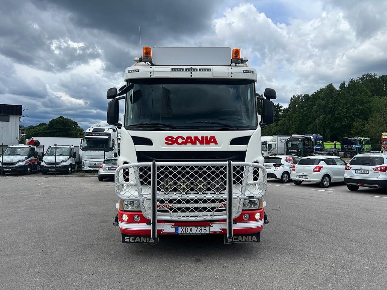 Scania R500 V8 6x2*4 Manuell V&auml;xell&aring;da, Lastv&auml;xlare inkl flak 2010 - Krok/Lastv&auml;xlare