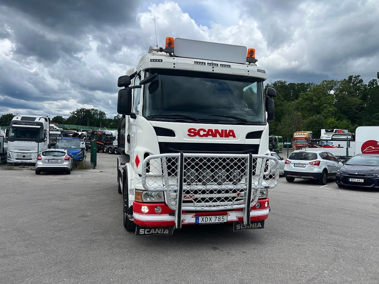 Scania R500 V8 6x2*4 Manuell V&auml;xell&aring;da, Lastv&auml;xlare inkl flak 2010 - Krok/Lastv&auml;xlare