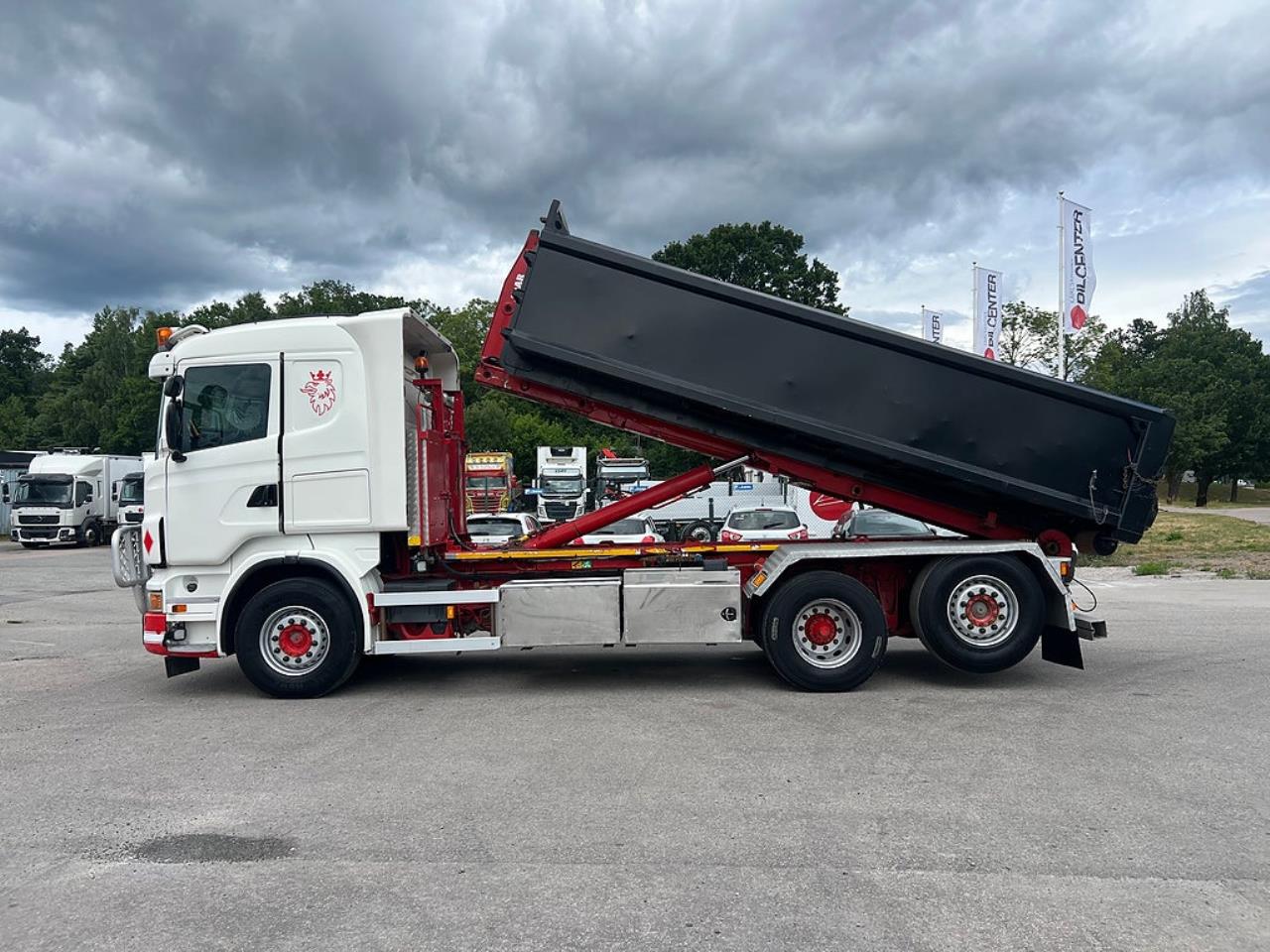 Scania R500 V8 6x2*4 Manuell V&auml;xell&aring;da, Lastv&auml;xlare inkl flak 2010 - Krok/Lastv&auml;xlare