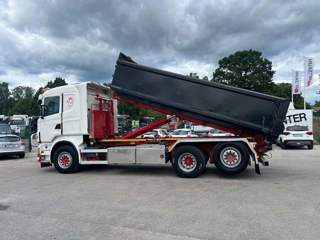 Scania R500 V8 6x2*4 Manuell V&auml;xell&aring;da, Lastv&auml;xlare inkl flak 2010 - Krok/Lastv&auml;xlare